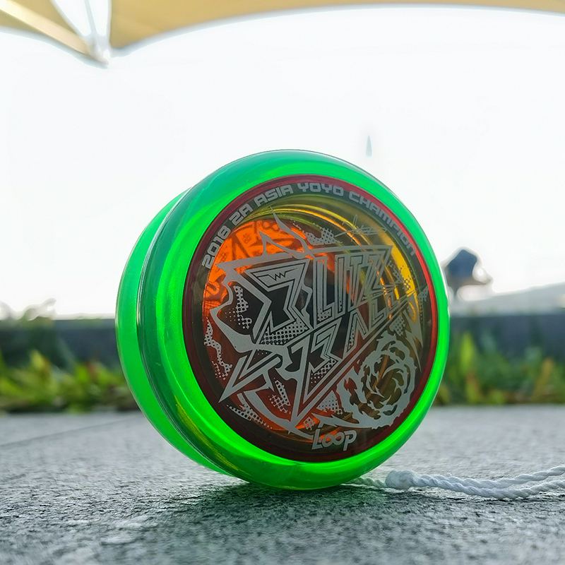 Clear Green-Red Cap-White Logo